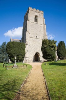 Parish church of Saint Mary, Clopton, Suffolk, England, UK