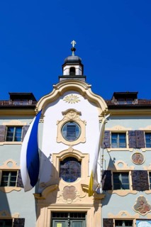 Pilgerhaus, Marktstraße, Mittenwald, Werdenfelser Land, Upper Bavaria, Bavaria, Germany, Europe
