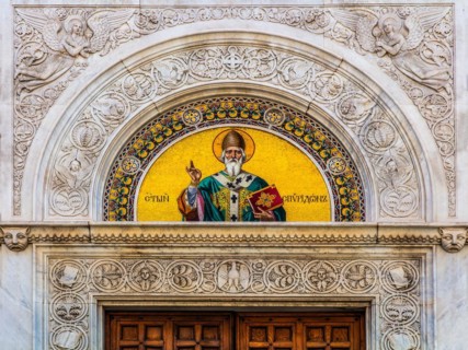 Serbian Orthodox Church of San Spiridione on the Grand Canal in the heart of Borgo Teresiano,