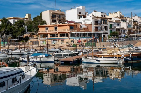 The harbour town of Portopetro, on the south-east coast, Majorca, Spain, Europe