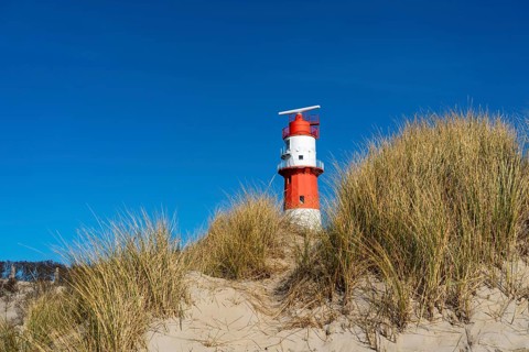Small Borkum lighthouse, out of service since 2003, still serves as an antenna support for the Ems