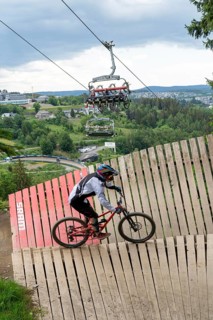 Bikepark Winterberg, on the Kappe mountain, 11 mountain bike downhill trails, in all levels of