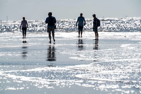 North Sea island of Langeoog, early summer, shortly after the first easing of the lockdown in the