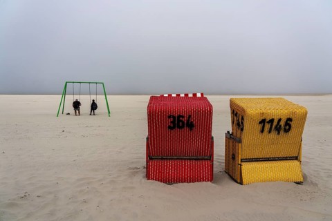 North Sea island of Langeoog, early summer, shortly after the first easing of the lockdown in the
