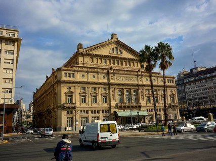The Teatro Colon, the largest and most famous theatre in Buenos Aires, Argentina, South America