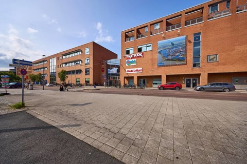 NordseePassage shopping centre with TK Maxx, MediaMarkt and Combi supermarkets, Wilhelmshaven,