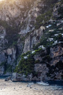 Boats in Positano, Amalfi Drive, Amalfi Coast, Italy, Europe