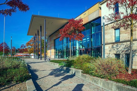 Cultural Forum in Würzburger Straße in Fürth, Bavaria, Germany, Europe