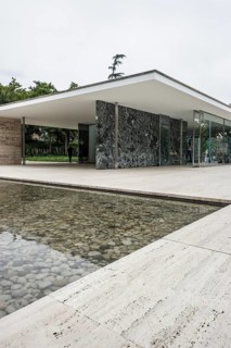 Barcelona Pavilion, reconstructed German pavilion for the 1929 World Exhibition, architect Ludwig