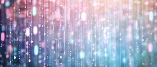 Abstract animation of binary code cascading down like digital rain, representing data insights,
