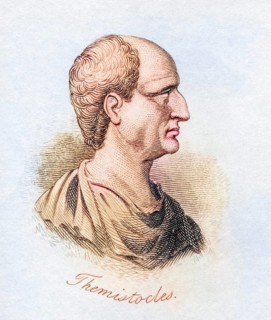 Themistocles, c. 524-459 BC Athenian soldier and statesman. From the book Crabbs Historical