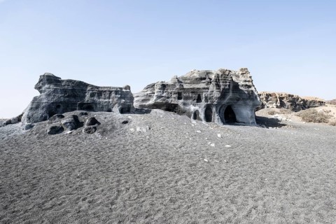 Stratified City, Antigua rofera de Teseguite, Lanzarote, Canary Islands, Spain, Europe