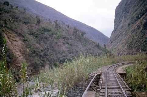 Railway line from Guayaquil to Riobamba, Ecuador, South America, 1962, South America