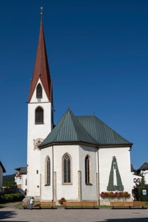Parish church of St Oswald, Seefeld, Tyrol, Austria, Europe