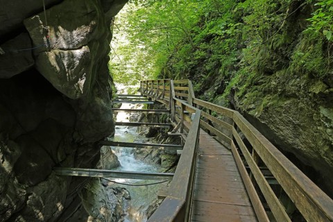 Seisenbergklamm gorge, natural monument, Pinzgau, Salzburger Land, Austria, Europe
