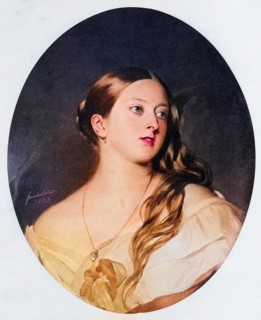 Queen Victoria 1819-1901 Princess Alexandrina Victoria of Saxe-Coburg in 1843, After the painting