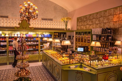 Salesroom of the Gerstner confectionery, Kärntner Straße, Vienna Austria