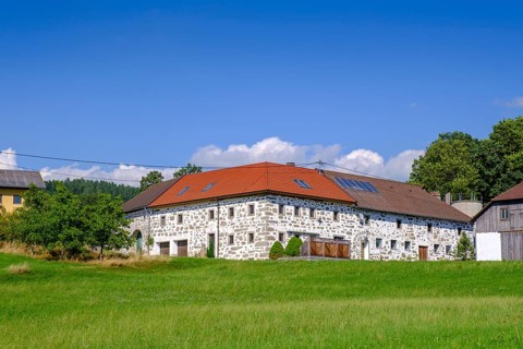 Farmhouse, Brandstatt near Lasberg, Mühlviertel region, Upper Austria, Austria, Europe