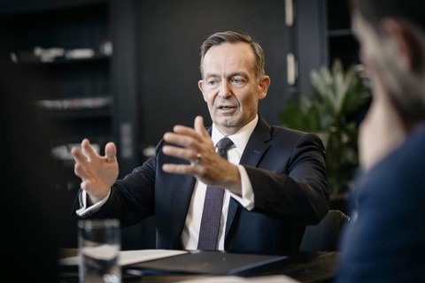 Volker Wissing (FDP), Federal Minister of Transport and Digital Affairs, recorded during an