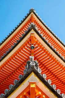 Sanju-no-to, Three Storied Pagoda, Kiyomizu-dera temple, Kyoto, Japan, Asia