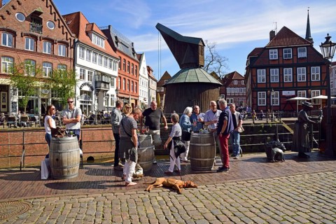 Europe, Germany, Lower Saxony, Stade, Hamburg metropolitan region, Hanseatic city, Hanseatic