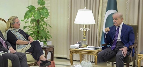 Svenja Schulze (SPD), Federal Minister for Economic Cooperation and Development, meets the