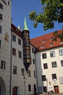 Europe, Germany, Bavaria, state capital Munich, Old Town, Alter Hof, built in 1253 by Ludwig the