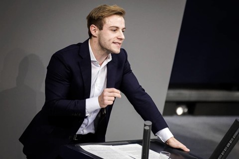 Bruno Hoenel, Bündnis 90/Die Grünen, MdB, recorded during the 152nd session of the German Bundestag