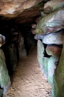West Kennet neolithic long barrow chambered tomb, Wiltshire, England, UK