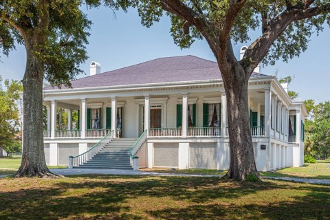 Beauvoir House at Beauvoir Plantation, post-war home of President Jefferson Davis in Biloxi,