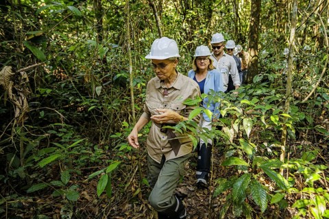 Svenja Schulze (SPD), Federal Minister for Economic Cooperation and Development, visits the