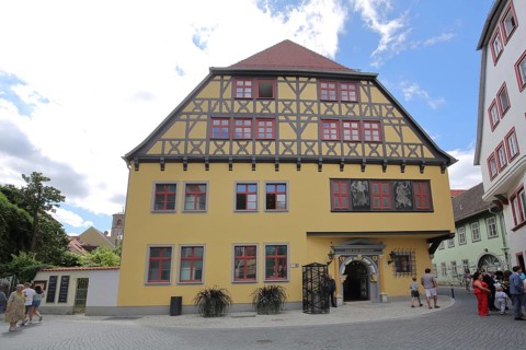 Historic Restaurant Haus zum Sonneborn, Registry Office, Erfurt, Thuringia, Germany, Europe