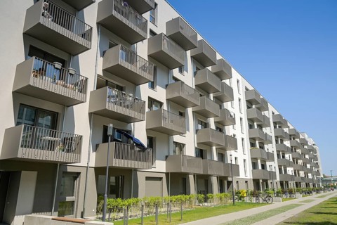 New GEWOBAG building, residential building, Ella-Barowsky-Straße, Schöneberg, Berlin, Germany,