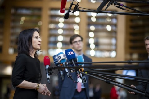 Annalena Bärbock (Alliance 90/The Greens), Federal Foreign Minister, photographed at the Foreign