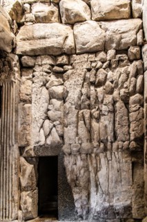 Roman remains inside the bell tower, San Giusto Cathedral, Colle di San Giusto, Trieste, harbour