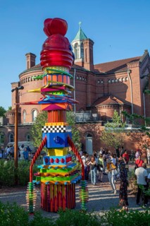 Detroit, Michigan, The opening of the new Shepherd art gallery, a project of the Library Street