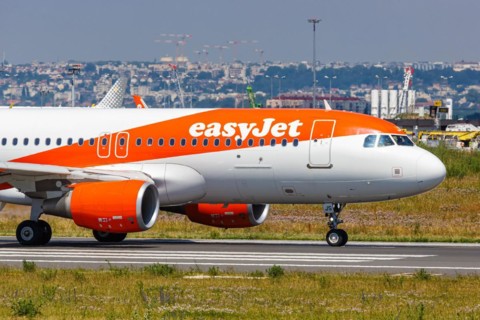 An EasyJet Europe Airbus A320 aircraft with the registration number OE-IJS at Paris Orly Airport,