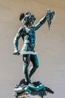 Perseus with the head of Medusa, sculpture, art, Renaissance, tourist attraction, monument,