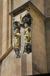 Collegiate church zu St. Georg, Protestant parish church, place of worship, sacred building, stone