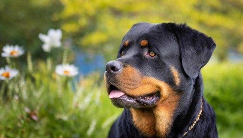 Pets, dog, Rottweiler, AI-generated, AI generated