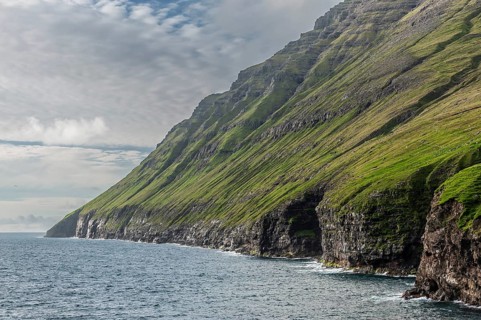 Coast, Vidareidi, Vidoy Island, Viðareiði, Viðoy Island, sunset, Faroe Islands, Denmark, Europe