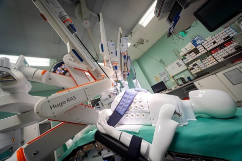 Operating theatre robot HUGO, Dresden, Saxony, Germany, Europe