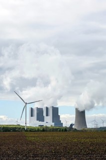 Grevenbroich, North Rhine-Westphalia, Germany, RWE Power AG Neurath power plant, lignite-fired