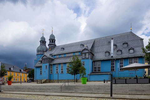 The Protestant-Lutheran Marktkirche zum Heiligen Geist is the historic main church in the Clausthal
