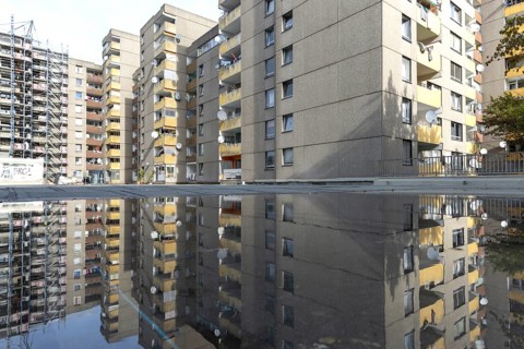 Renovation of numerous rental flats after several apartment buildings fell into disrepair due to