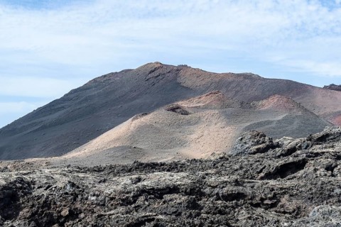 Volcanic landscape, Timanfaya National Park, Lanzarote, Canary Islands, Spain, Europe