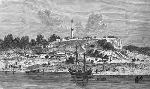Rustschuk on the Danube, Russe, also Rousse or Ruse, in Bulgaria in 1880, Historical, digital