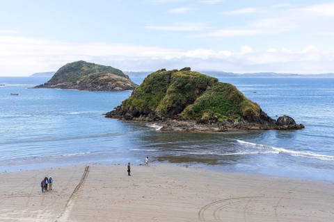 Natural Heritage Site Islotes de Punihuil, Punihuil, Chiloe, Chile, South America