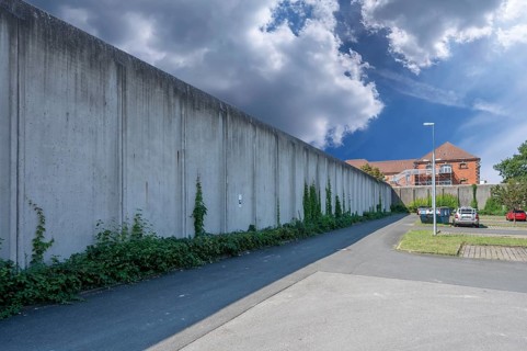 Prison, JVA, behind the woman's prison, Mannertstraße 6, Nuremberg, Middle Franconia, Bavaria,