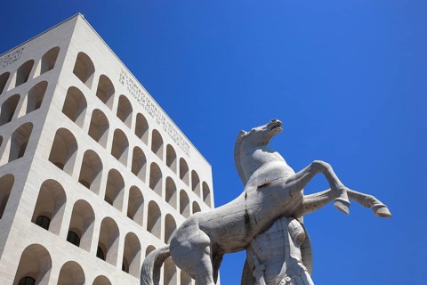 Palazzo della Civilta Italiana, Palace of Italian Civilisation, also Palazzo della Civilta del